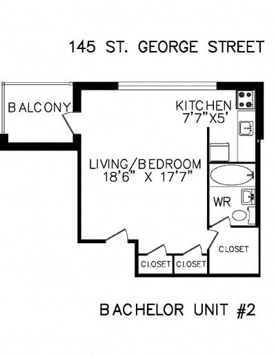 145 St. George Street Studio-1 Bed Apartment for Rent - Photo Gallery 10